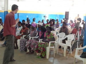 Speaking at a young adult camp